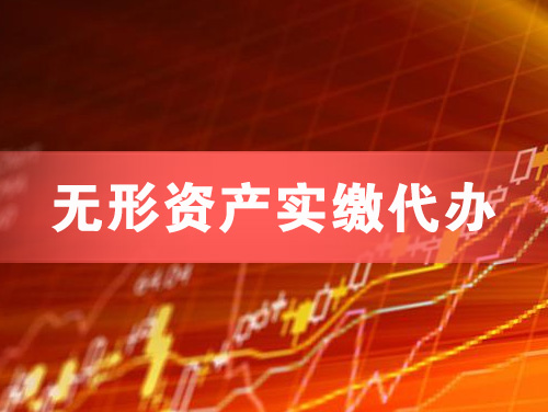 吉安无形资产实缴资本代办